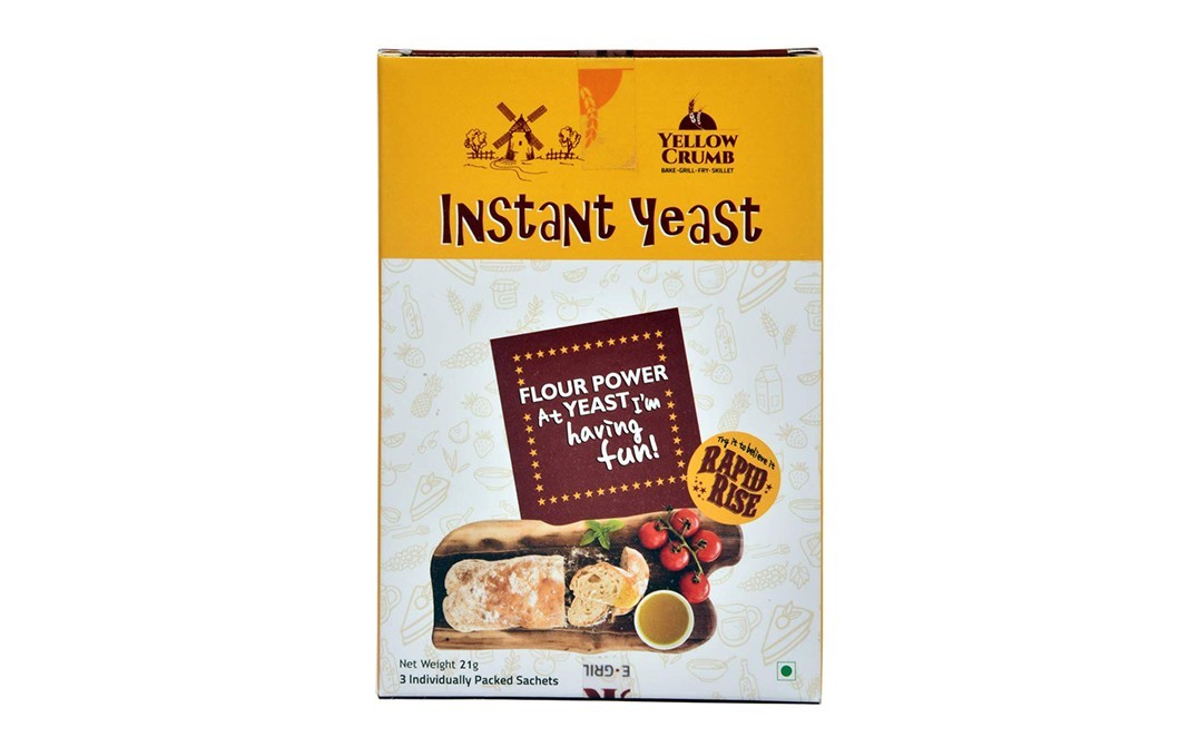 Yellow Crumb Instant Yeast    Pack  21 grams